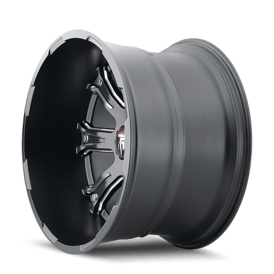 American Truxx Bomb AT154 Wheel – Black w/ Milled Spokes