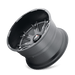 American Truxx Bomb AT154 Wheel – Black w/ Milled Spokes