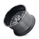 American Truxx Bomb AT154 Wheel – Black w/ Milled Spokes