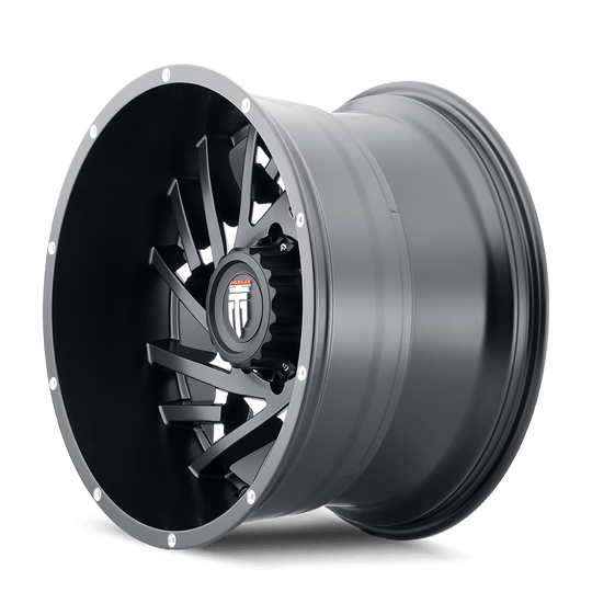 American Truxx Web AT161 Wheel – Black Milled Spokes