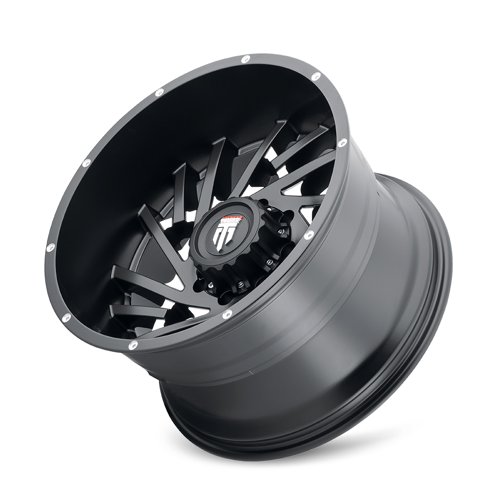 American Truxx Web AT161 Wheel – Black Milled Spokes