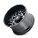 American Truxx Web AT161 Wheel – Black Milled Spokes