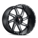American Truxx Vortex AT162 Wheel – Black Milled Spokes