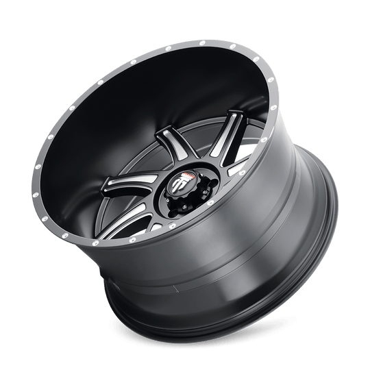 American Truxx Vortex AT162 Wheel – Black Milled Spokes