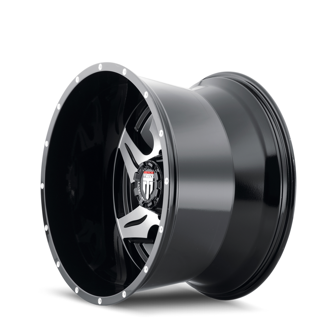 American Truxx Ninja AT163 Wheel – Black Machined Face