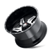 American Truxx Ninja AT163 Wheel – Black Machined Face