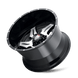 American Truxx Ninja AT163 Wheel – Black Machined Face