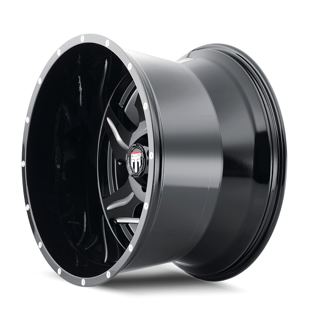 American Truxx Ninja AT163 Wheel – Black Milled Spokes