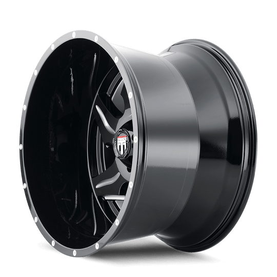 American Truxx Ninja AT163 Wheel – Black Milled Spokes