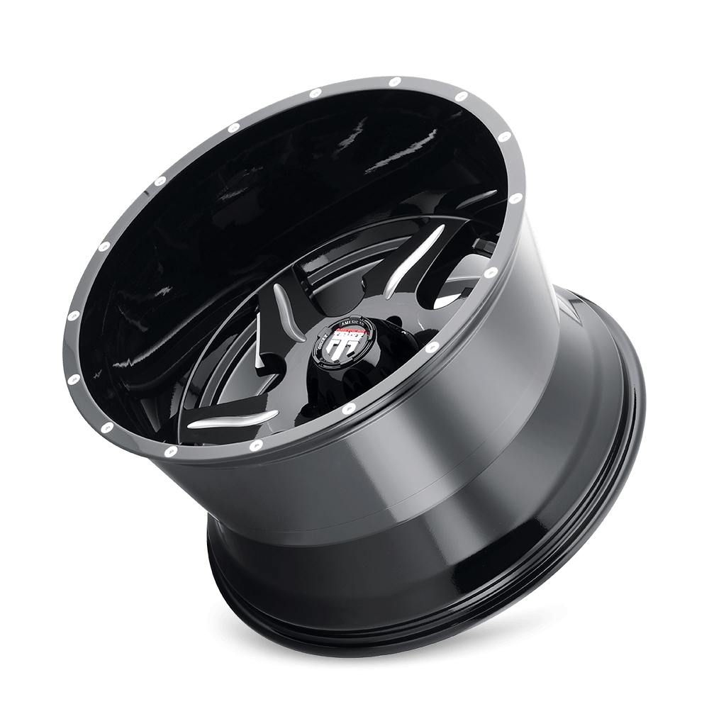 American Truxx Ninja AT163 Wheel – Black Milled Spokes