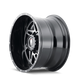 American Truxx Warrior AT165 Wheel – Black Machined Face
