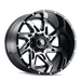 American Truxx Spyder AT183 Wheel – Black Machined Face