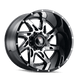 American Truxx Spyder AT183 Wheel – Black Machined Face