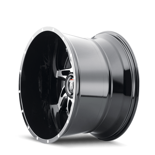 American Truxx Spyder AT183 Wheel – Black Machined Face