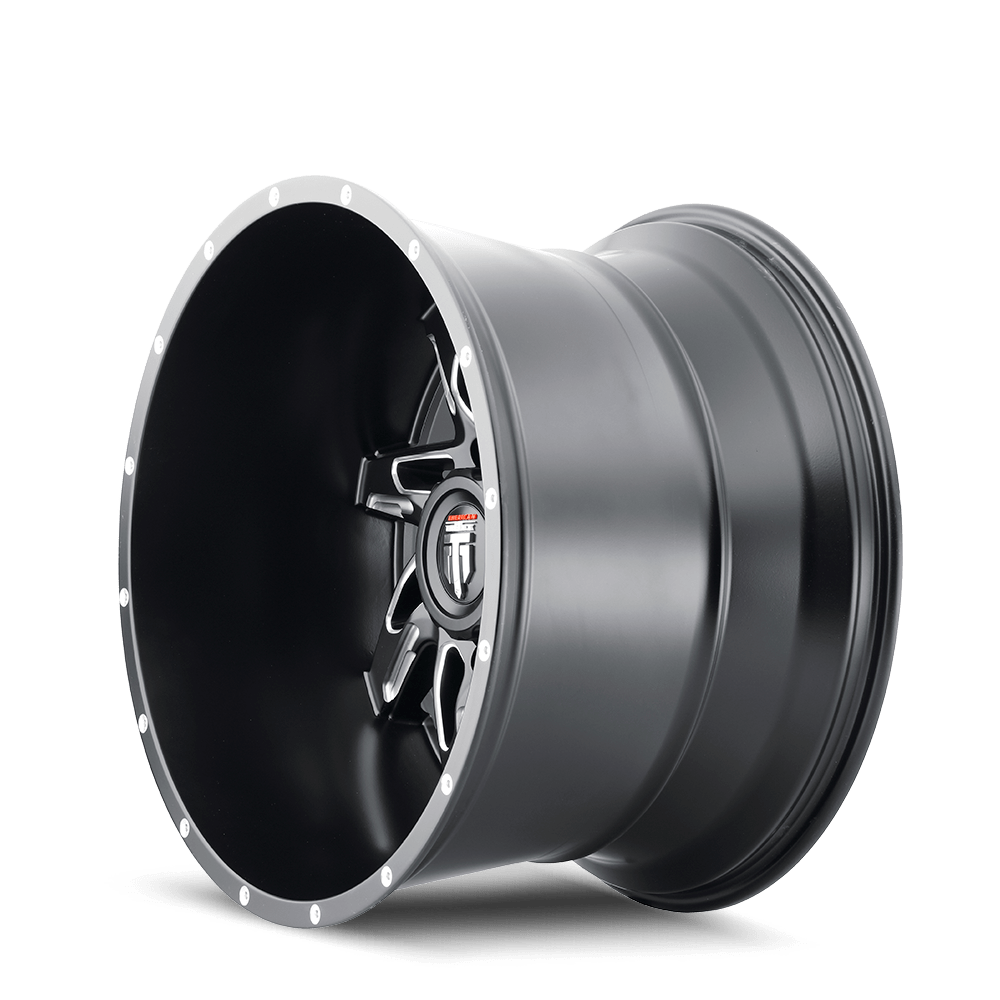 American Truxx Spyder AT183 Wheel – Black Milled Spokes