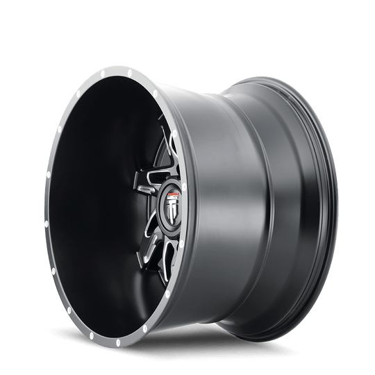 American Truxx Spyder AT183 Wheel – Black Milled Spokes