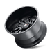 American Truxx Spyder AT183 Wheel – Black Milled Spokes