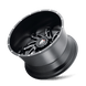 American Truxx Spyder AT183 Wheel – Black Milled Spokes