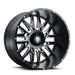 American Truxx DNA AT184 Wheel – Black Milled Spokes
