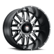 American Truxx DNA AT184 Wheel – Black Milled Spokes