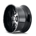 American Truxx DNA AT184 Wheel – Black Machined