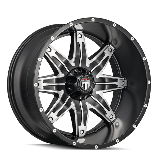 American Truxx Lonestar AT185 Wheel – Black Machined Face
