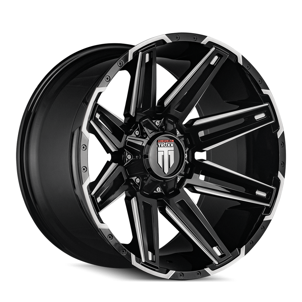 American Truxx Boom AT1903 Wheel – Gloss Black Milled
