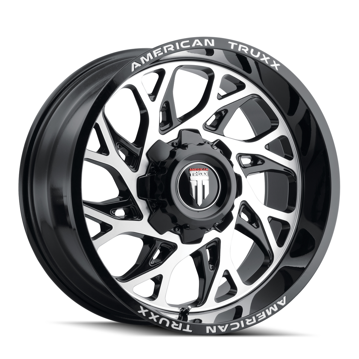 American Truxx Destiny AT1913 Wheel – Black w/ Machined Face