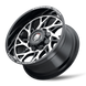 American Truxx Destiny AT1913 Wheel – Black w/ Machined Face