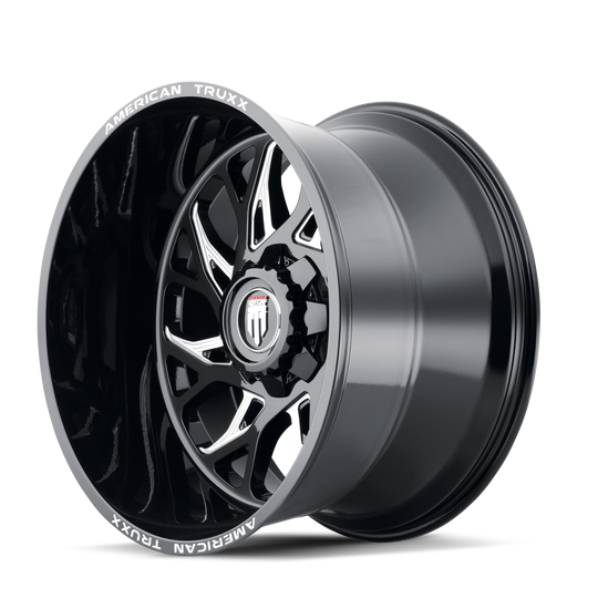 American Truxx Destiny AT1913 Wheel – Black w/ Milled Spokes