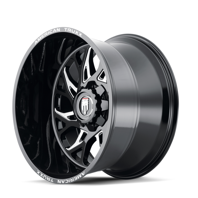 American Truxx Destiny AT1913 Wheel – Black w/ Milled Spokes