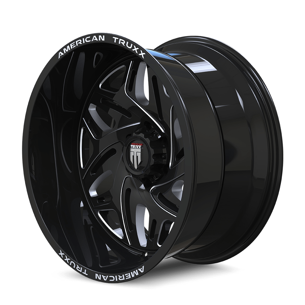 American Truxx Euphoria AT1914 Wheel – Black w/ Milled Spokes