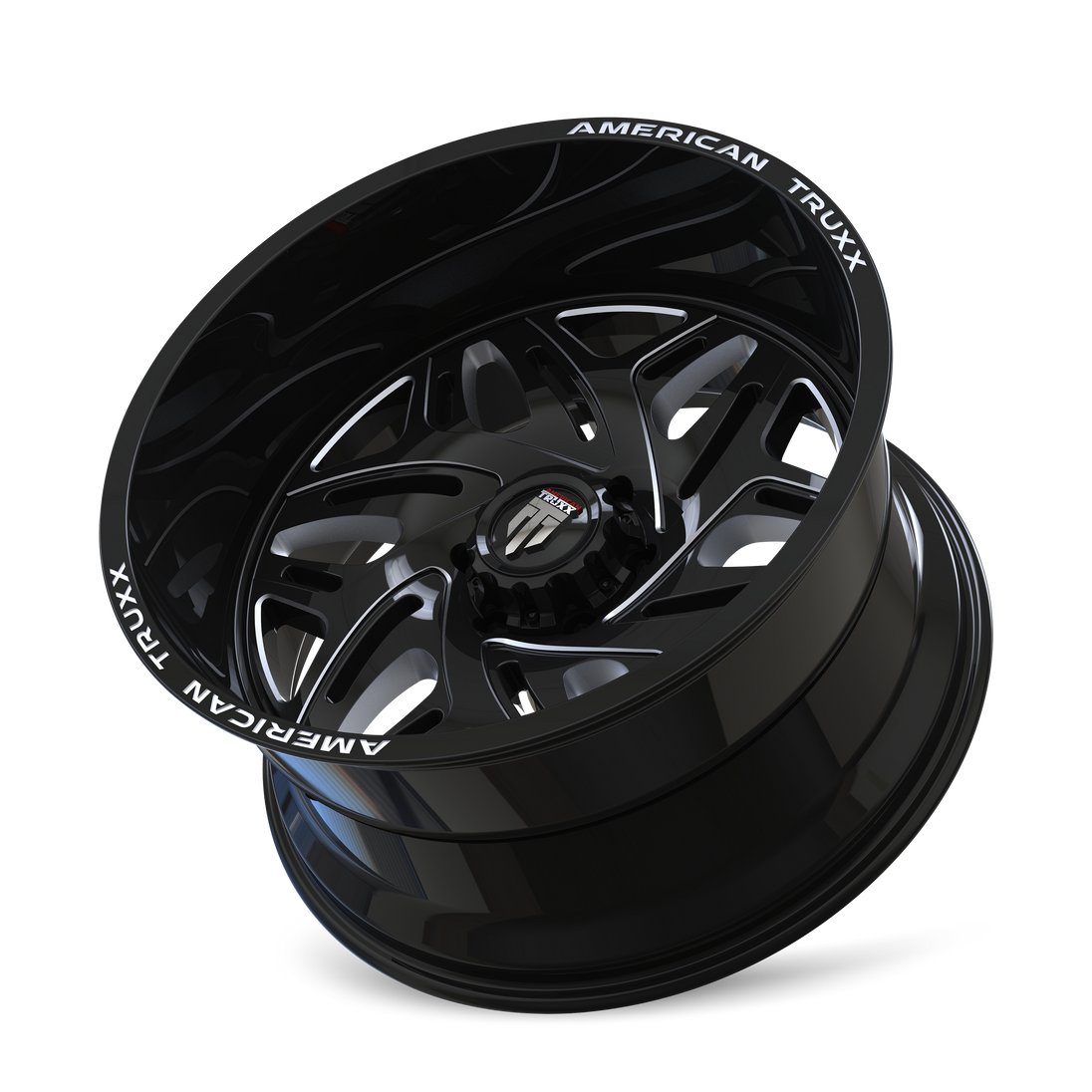 American Truxx Euphoria AT1914 Wheel – Black w/ Milled Spokes
