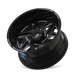 American Truxx Euphoria AT1914 Wheel – Black w/ Milled Spokes