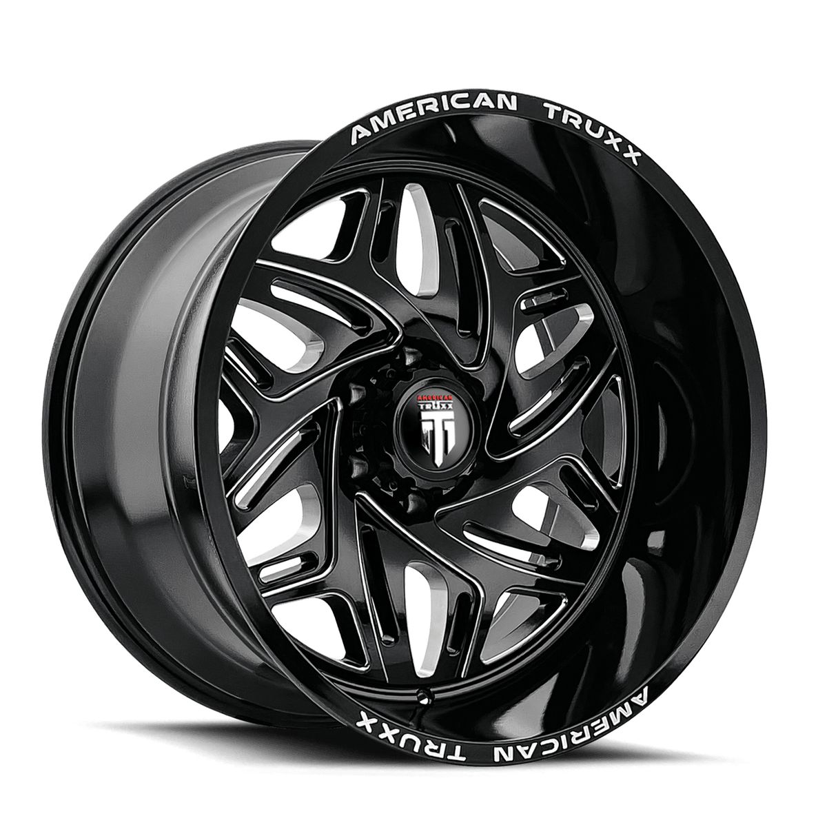 American Truxx Euphoria AT1914 Wheel – Black w/ Milled Spokes