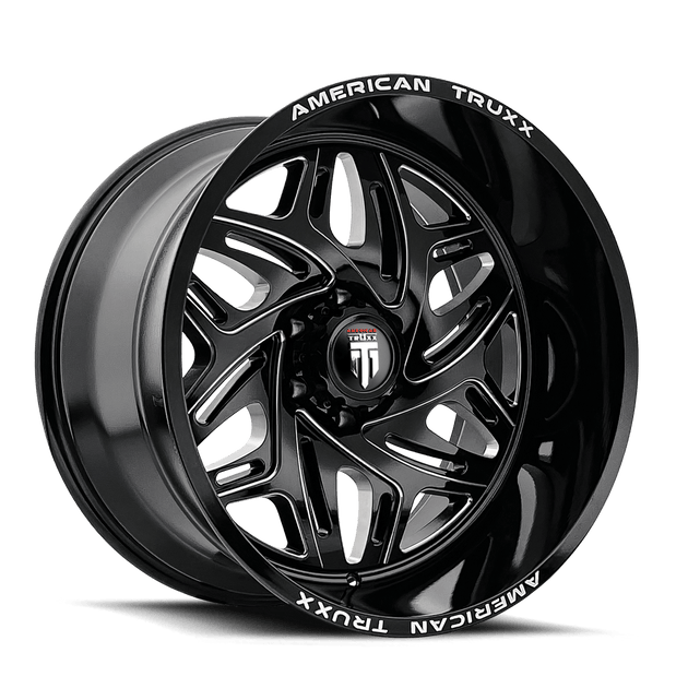 American Truxx Euphoria AT1914 Wheel – Black w/ Milled Spokes