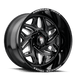 American Truxx Euphoria AT1914 Wheel – Black w/ Milled Spokes