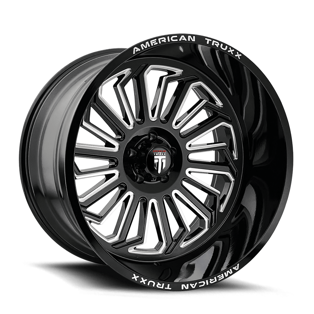 American Truxx Butcher AT1916 Wheel – Black w/ Milled Spokes