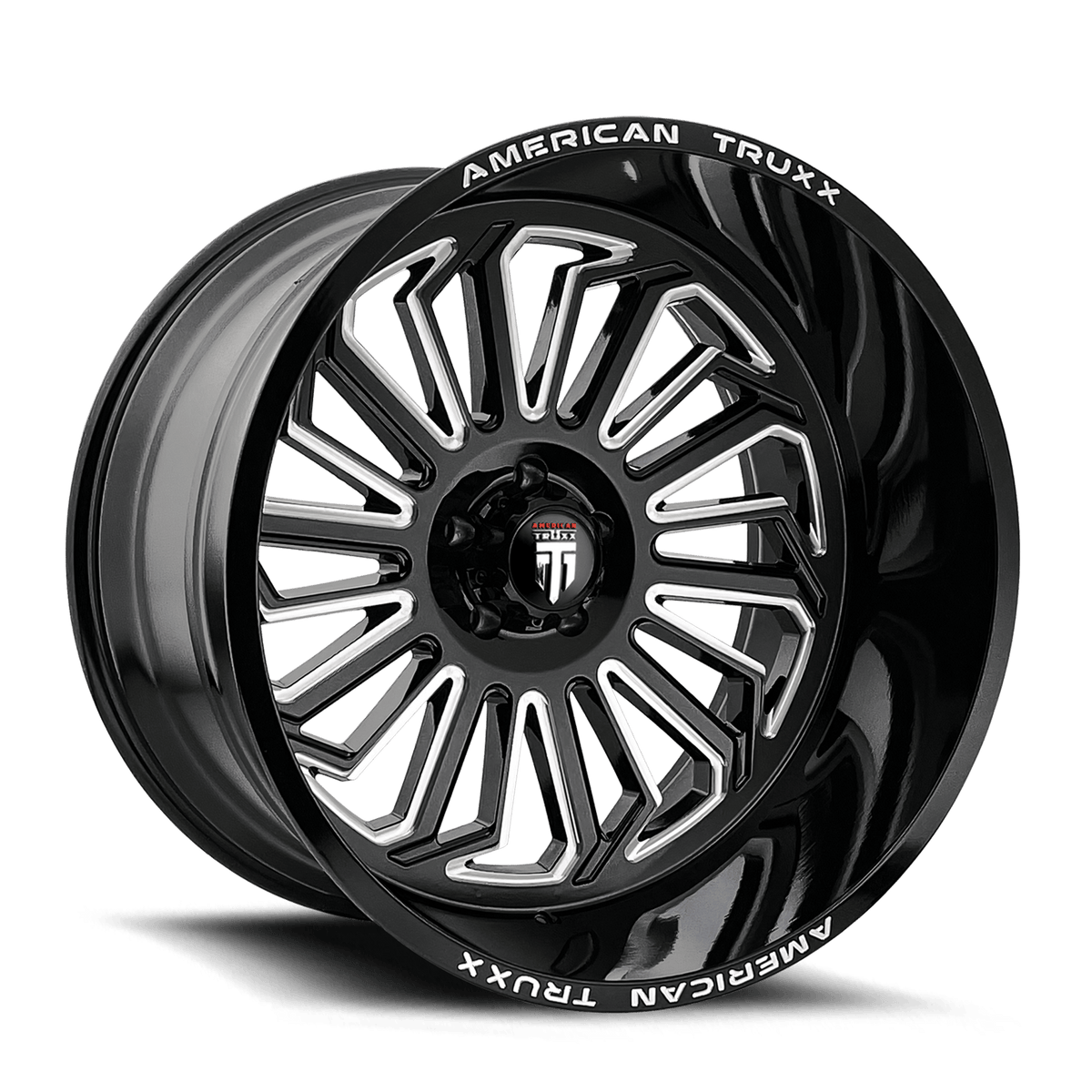 American Truxx Butcher AT1916 Wheel – Black w/ Milled Spokes