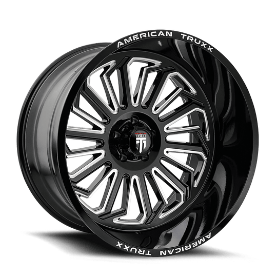 American Truxx Butcher AT1916 Wheel – Black w/ Milled Spokes
