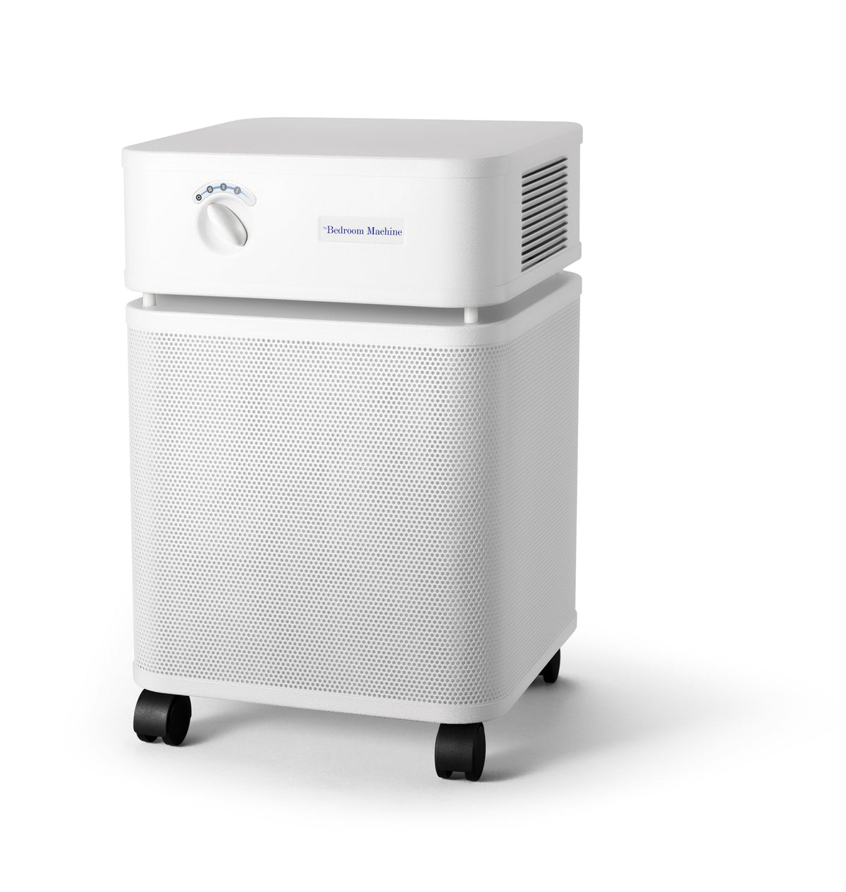 Austin Air Bedroom Machine in White, left angle