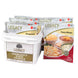 Legacy Food Storage 32 Serving Gluten Free 72 hour kit contents with meal pouches displayed
