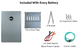 EG4 WallMount 280Ah all-weather battery with included components