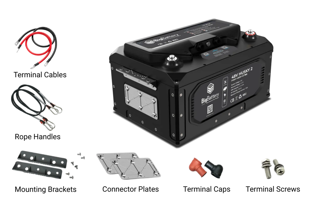 BigBattery 48V HUSKY 2 INV lithium battery, product view
