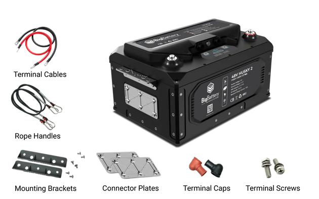 BigBattery 48V HUSKY 2 INV lithium battery, product view
