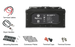 BigBattery 12V HUSKY 2 INV lithium battery, product view
