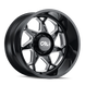 Cali Off-Road Sevenfold 9111 Wheel – Gloss Black/Milled