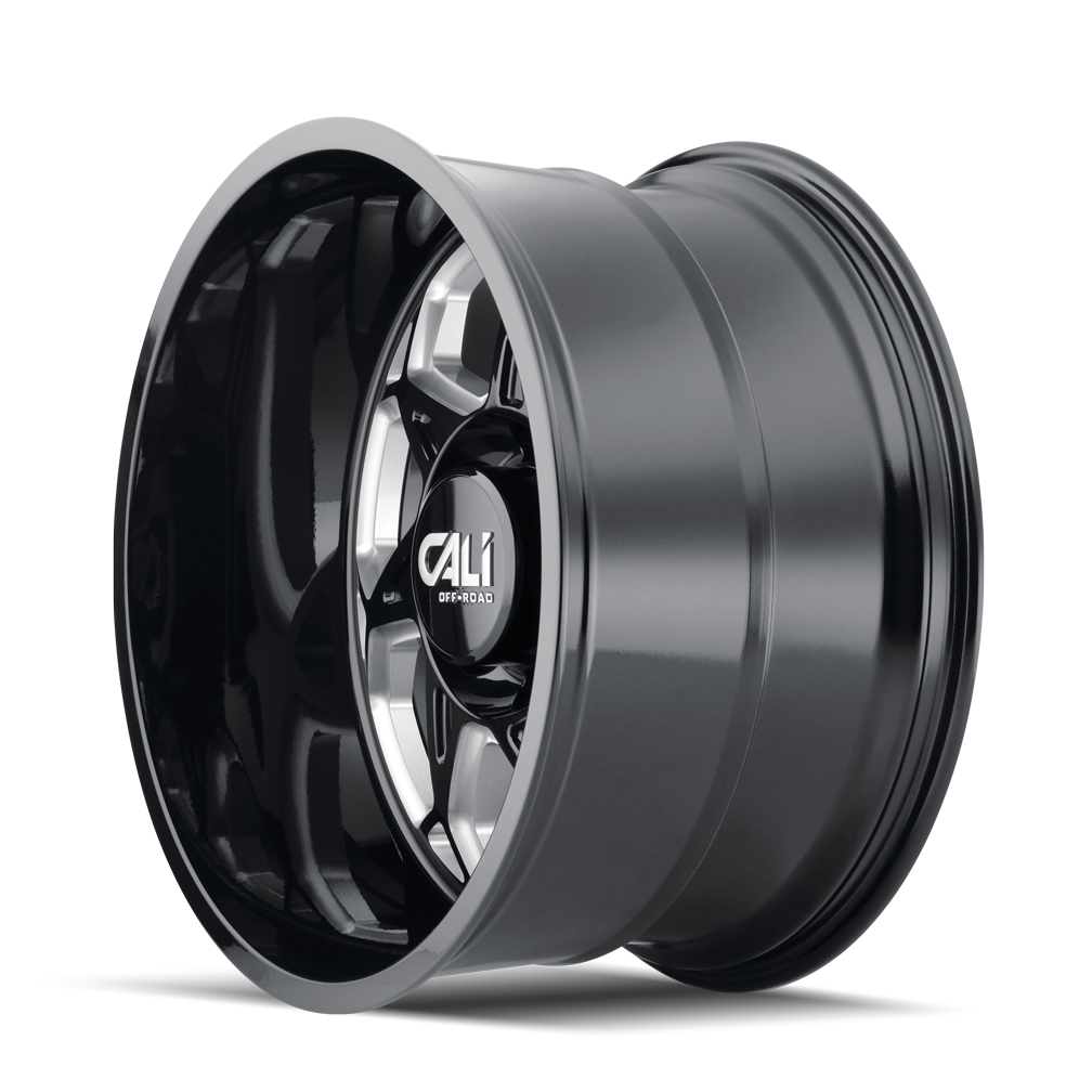 Cali Off-Road Sevenfold 9111 Wheel – Gloss Black/Milled