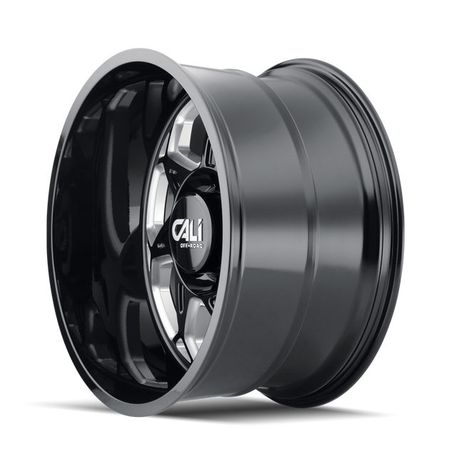 Cali Off-Road Sevenfold 9111 Wheel – Gloss Black/Milled