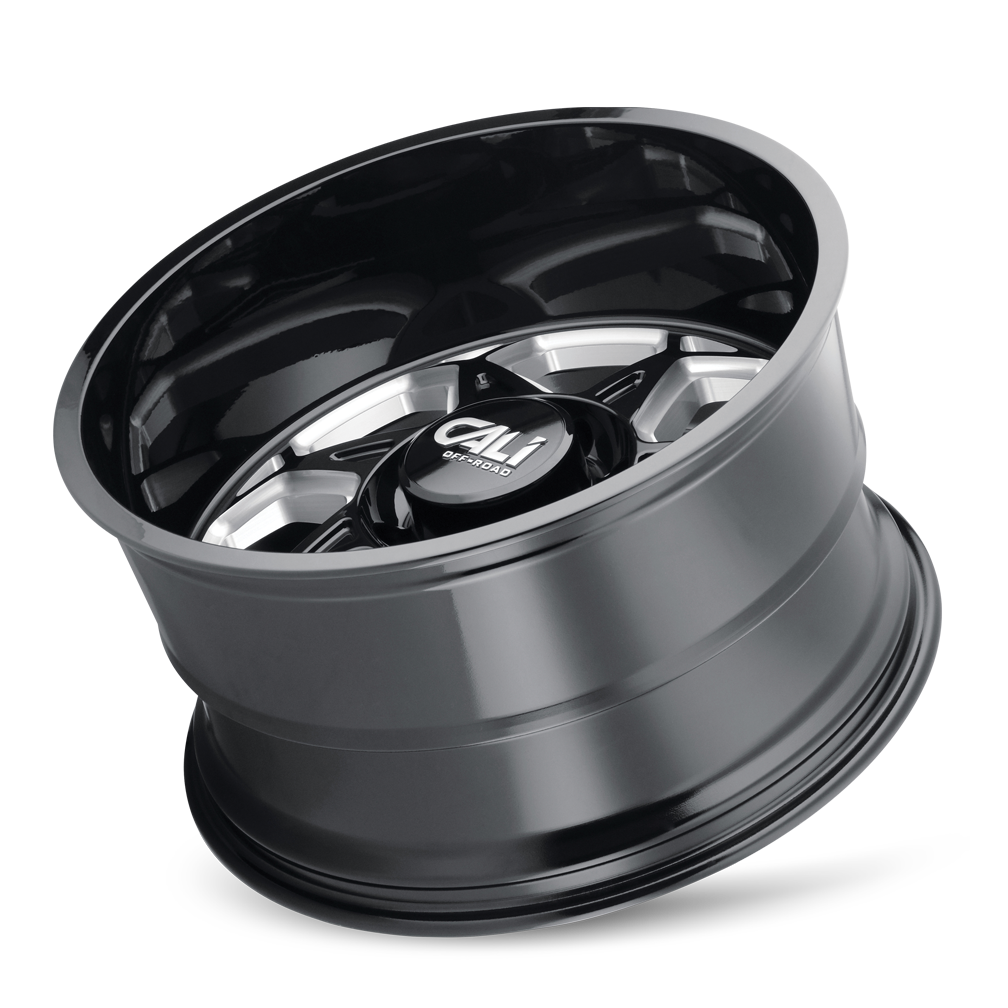 Cali Off-Road Sevenfold 9111 Wheel – Gloss Black/Milled